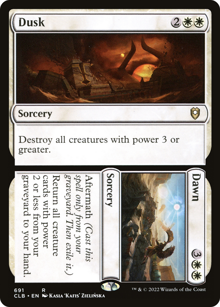Dusk // Dawn (CLB-691) [Commander Legends: Battle for Baldur's Gate] MTG Single Wizards of the Coast