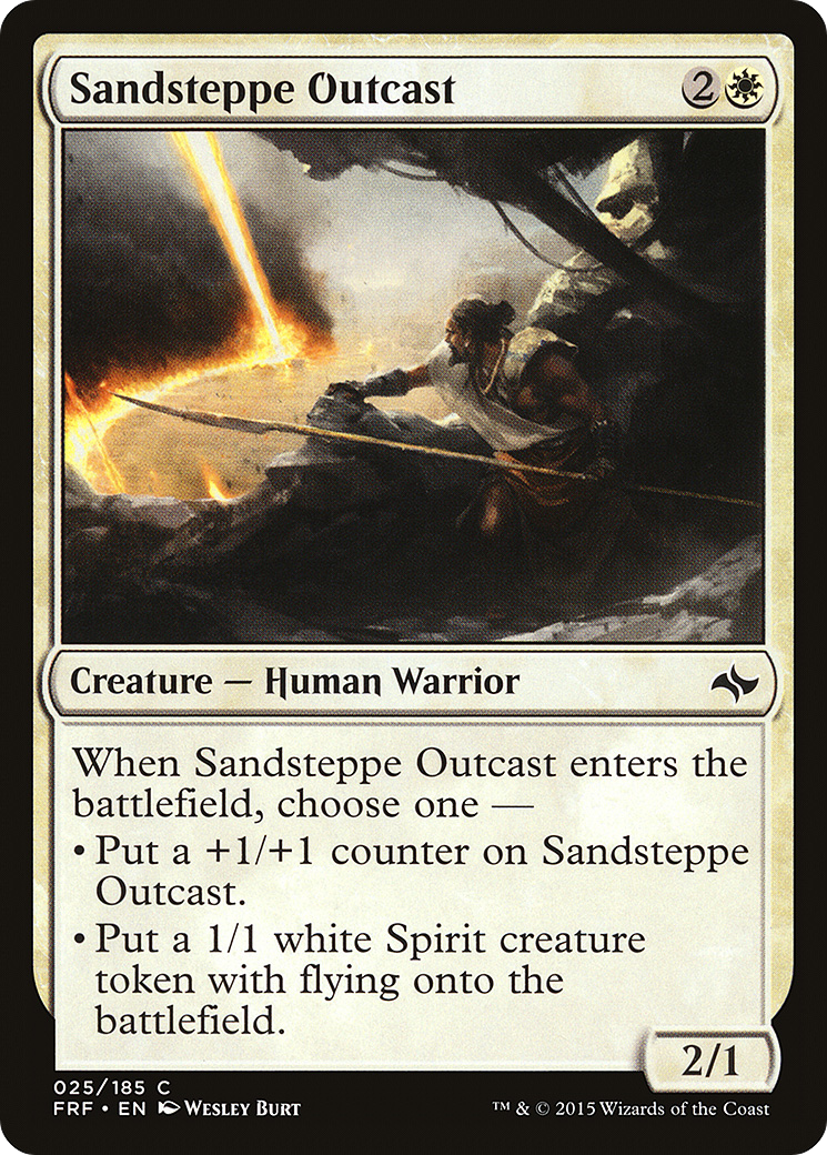 Sandsteppe Outcast (FRF-025) [Fate Reforged] MTG Single Wizards of the Coast