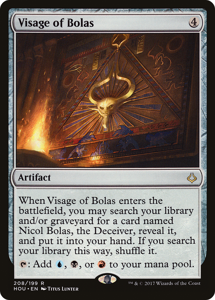 Visage of Bolas (HOU-208) [Hour of Devastation] MTG Single Wizards of the Coast