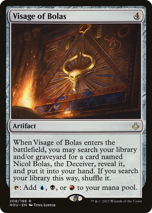 Visage of Bolas (HOU-208) [Hour of Devastation] MTG Single Wizards of the Coast