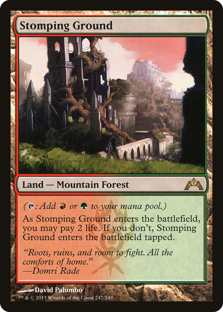 Stomping Ground (GTC-247) [Gatecrash] Foil MTG Single Wizards of the Coast