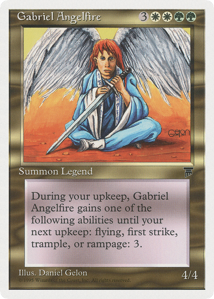 Gabriel Angelfire (CHR-) [Chronicles] MTG Single Wizards of the Coast