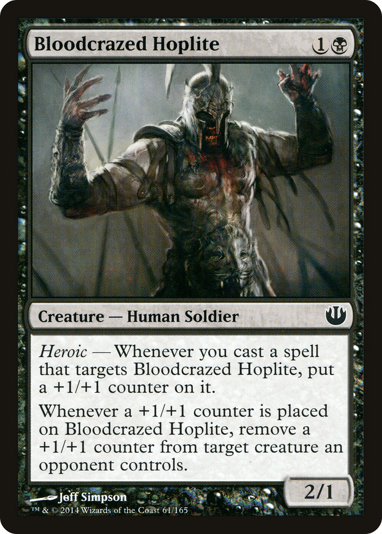 Bloodcrazed Hoplite (JOU-061) [Journey into Nyx] Foil MTG Single Wizards of the Coast