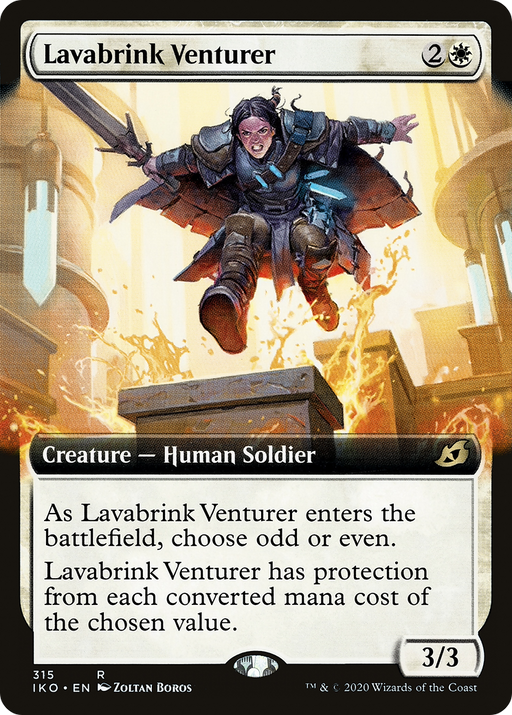 Lavabrink Venturer (IKO-315) [Ikoria: Lair of Behemoths] (Extended Art) MTG Single Wizards of the Coast