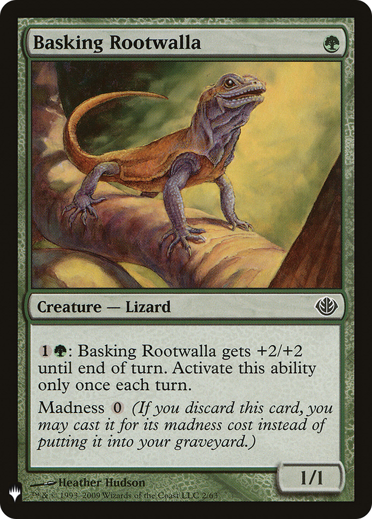 Basking Rootwalla (LIST-DDD-2) [Mystery Booster] The List MTG Single Wizards of the Coast