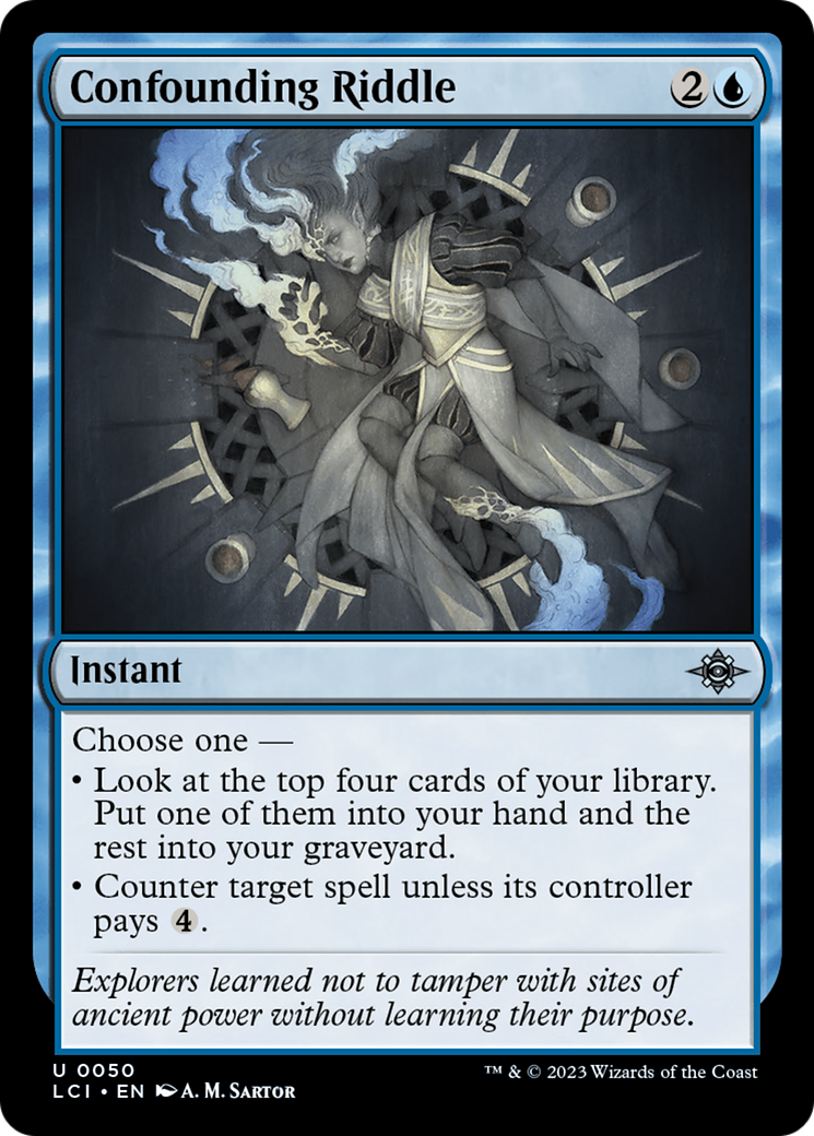 Confounding Riddle (LCI-050) [The Lost Caverns of Ixalan] Foil MTG Single Wizards of the Coast