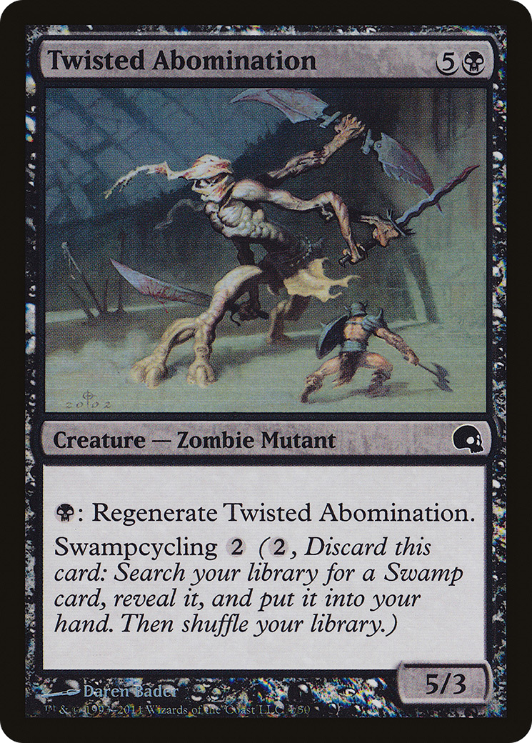 Twisted Abomination (GRV-004) [Misc] Premium Deck Series: Graveborn Foil MTG Single Wizards of the Coast