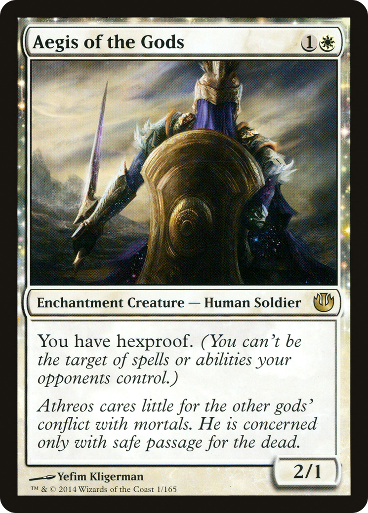 Aegis of the Gods (JOU-001) [Journey into Nyx] MTG Single Wizards of the Coast