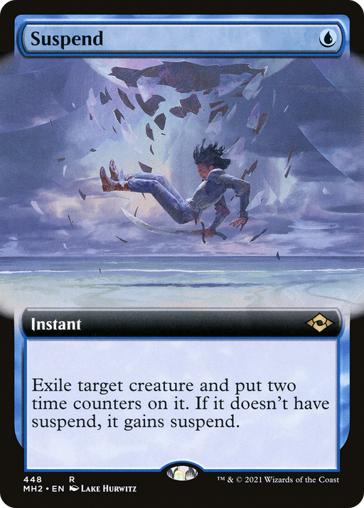 Suspend (MH2-448) [Modern Horizons 2] (Extended Art) MTG Single Modern Horizons 2