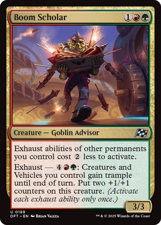 Boom Scholar (DFT-189) [Aetherdrift] MTG Single Wizards of the Coast