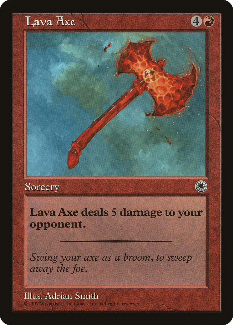 Lava Axe (POR-137) [Misc] Portal MTG Single Wizards of the Coast
