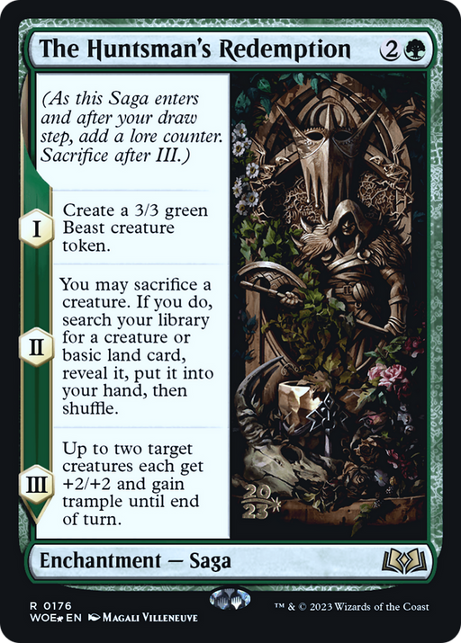 The Huntsman's Redemption (PRE-176) [Wilds of Eldraine Promos] Foil MTG Single Wizards of the Coast