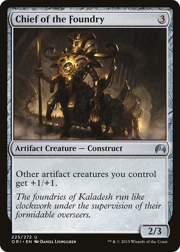 Chief of the Foundry (ORI-225) [Magic Origins] MTG Single Wizards of the Coast