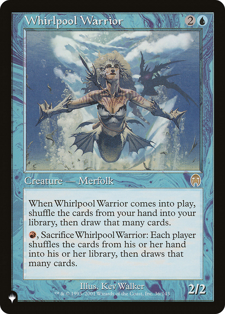 Whirlpool Warrior (LIST-36/143) [Mystery Booster] The List MTG Single Wizards of the Coast