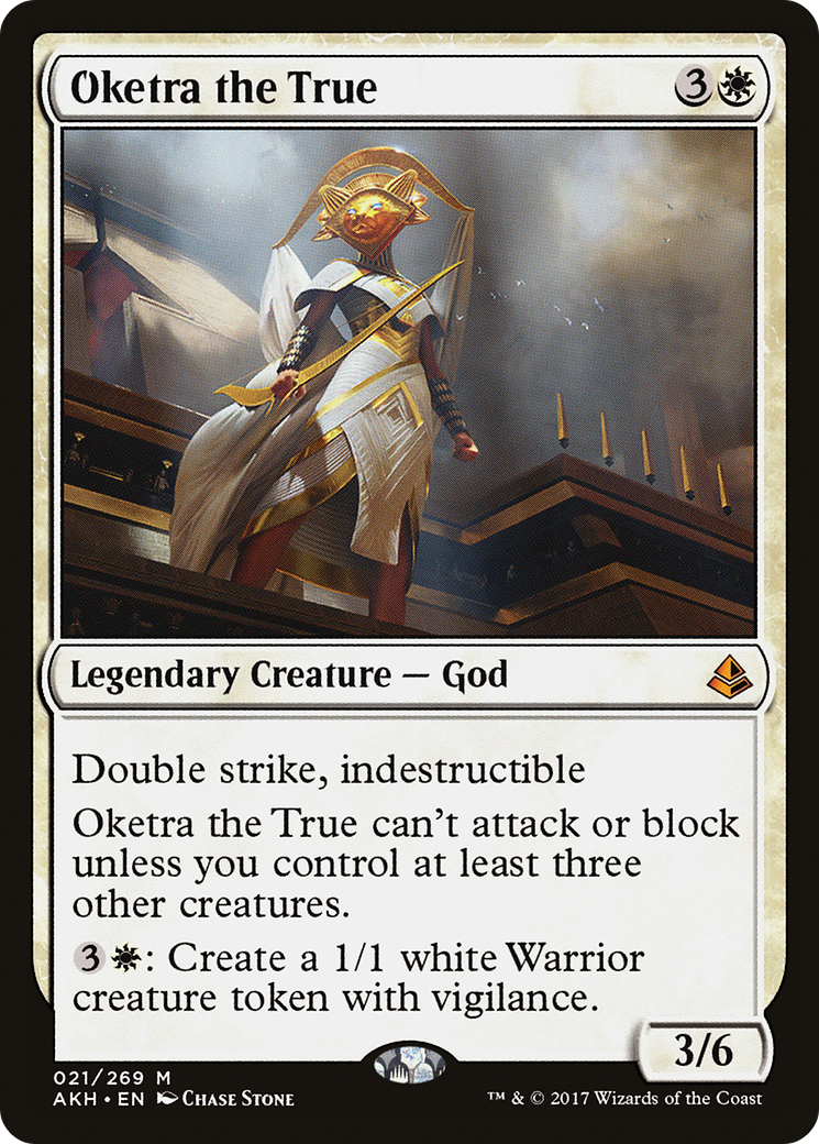 Oketra the True (AKH-021) [Amonkhet] Foil MTG Single Wizards of the Coast