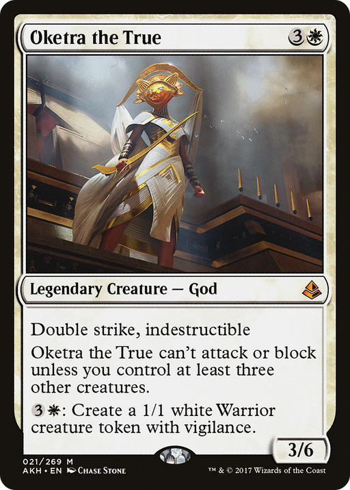 Oketra the True (AKH-021) [Amonkhet] MTG Single Wizards of the Coast