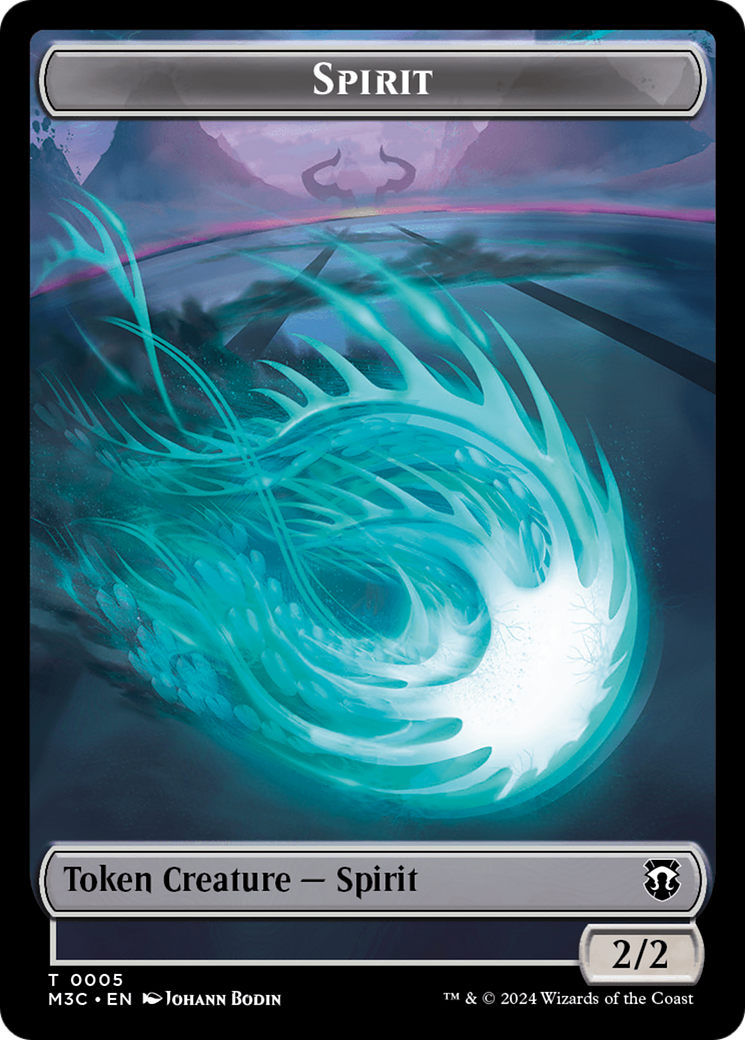 Eldrazi // Spirit Double-Sided Token [Modern Horizons 3 Commander Tokens] MTG Single Magic: The Gathering   