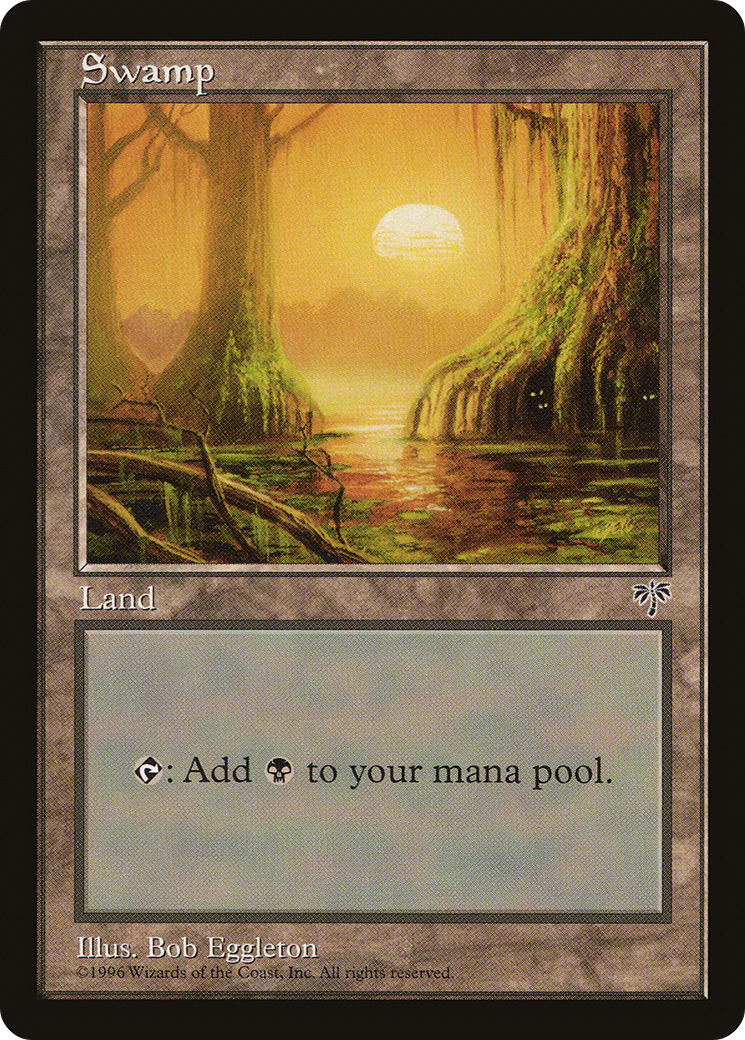 Swamp (MIR-339) [Mirage] MTG Single Wizards of the Coast