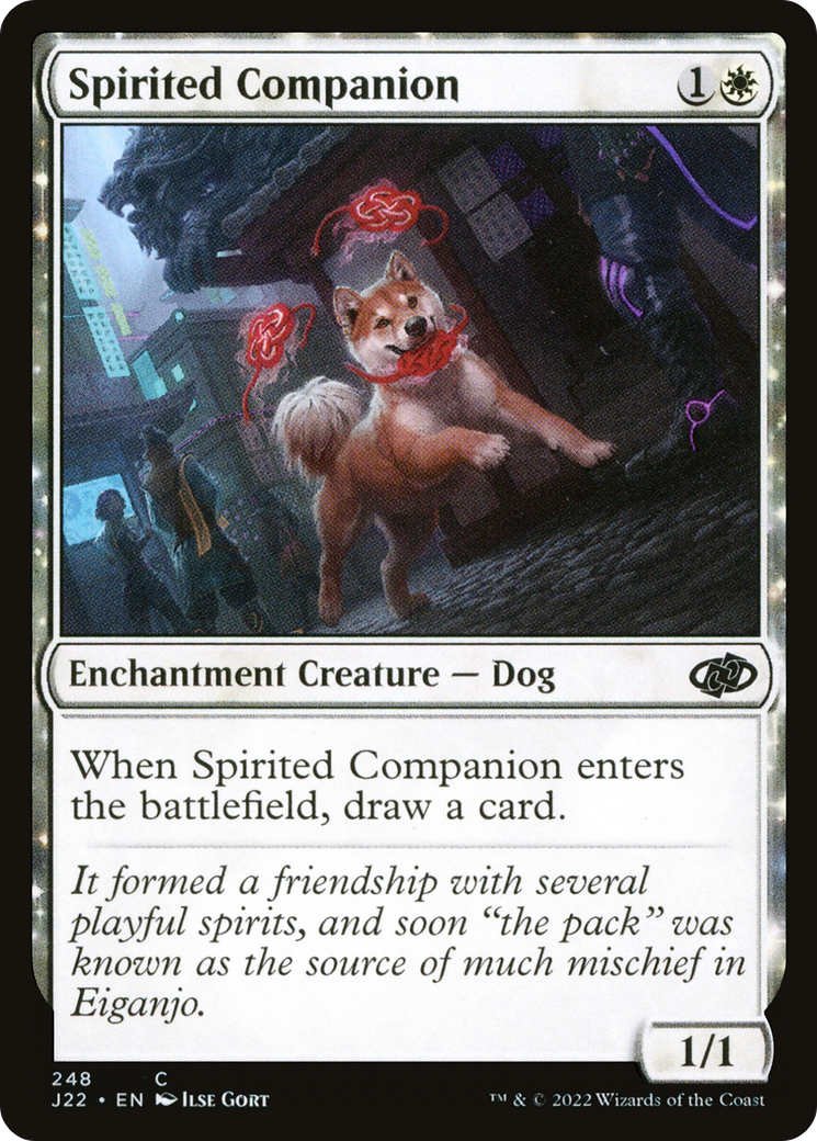 Spirited Companion (J22-248) [Jumpstart 2022] MTG Single Wizards of the Coast