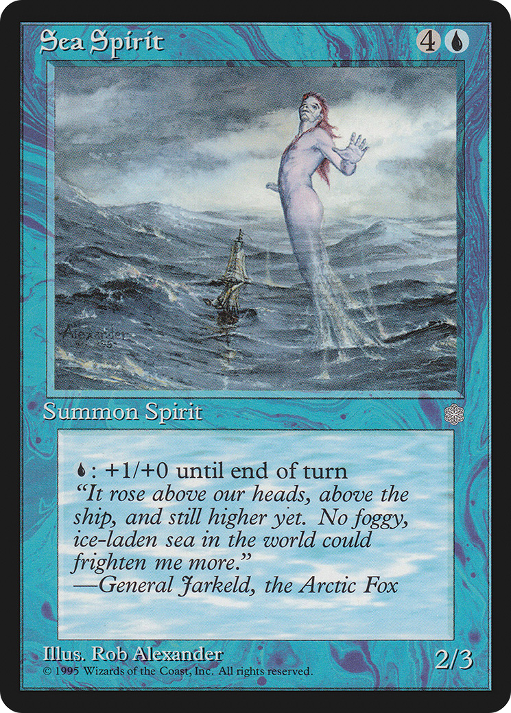 Sea Spirit (ICE-095) [Ice Age] MTG Single Wizards of the Coast