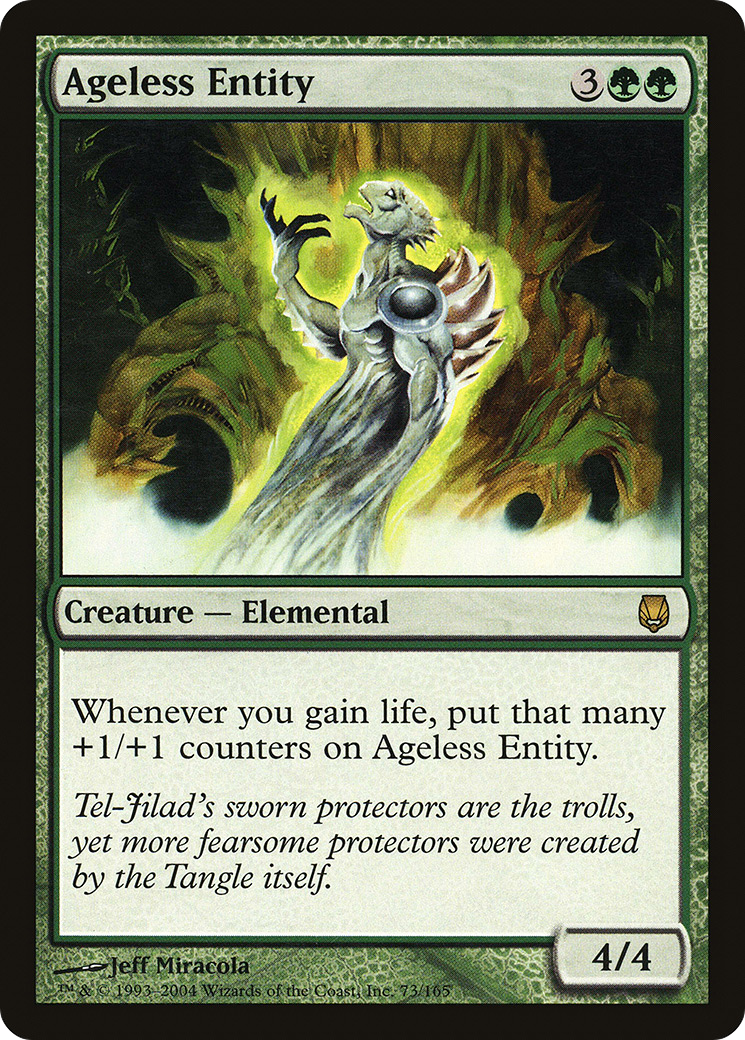Ageless Entity (DST-073) [Darksteel] Foil MTG Single Wizards of the Coast
