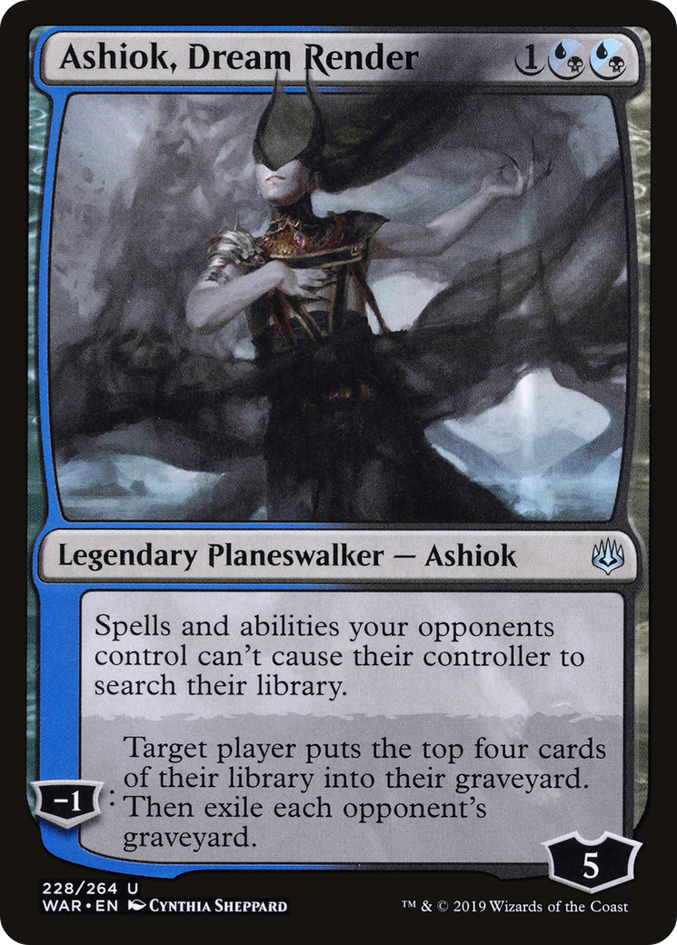 Ashiok, Dream Render (WAR-228) [War of the Spark] MTG Single Wizards of the Coast