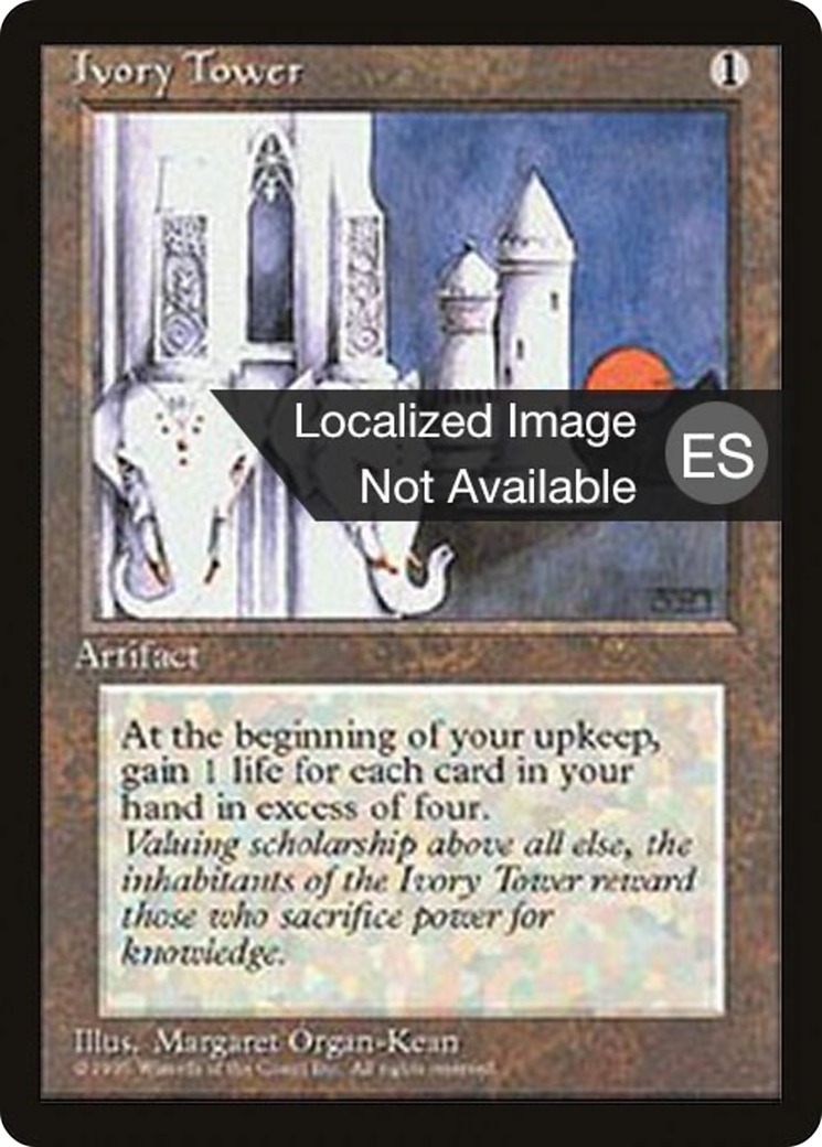 Ivory Tower (4BB-) [Fourth Edition Foreign Black Border] MTG Single Wizards of the Coast