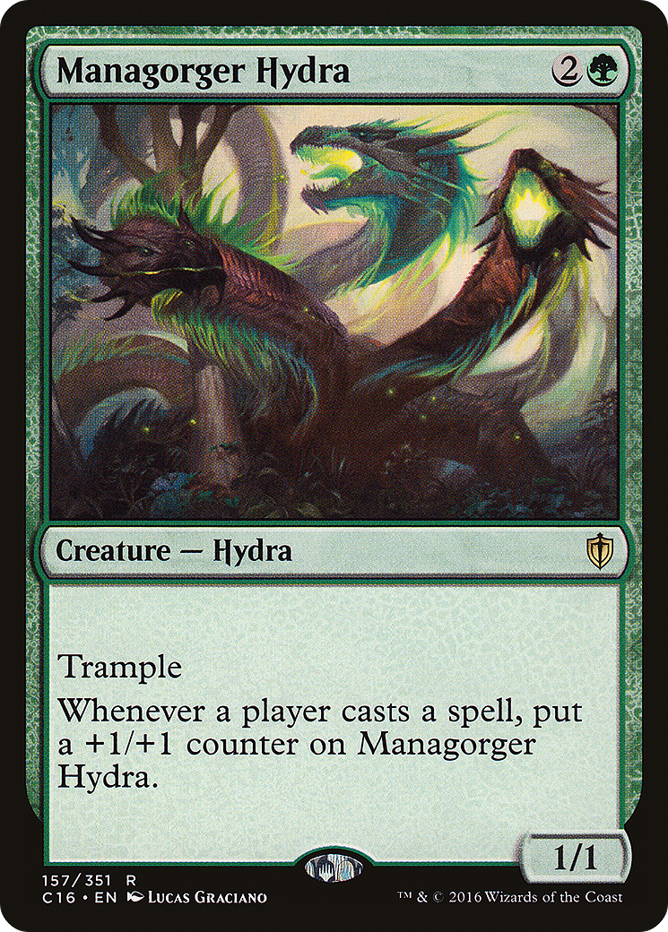 Managorger Hydra (C16-157) [Commander 2016] MTG Single Wizards of the Coast