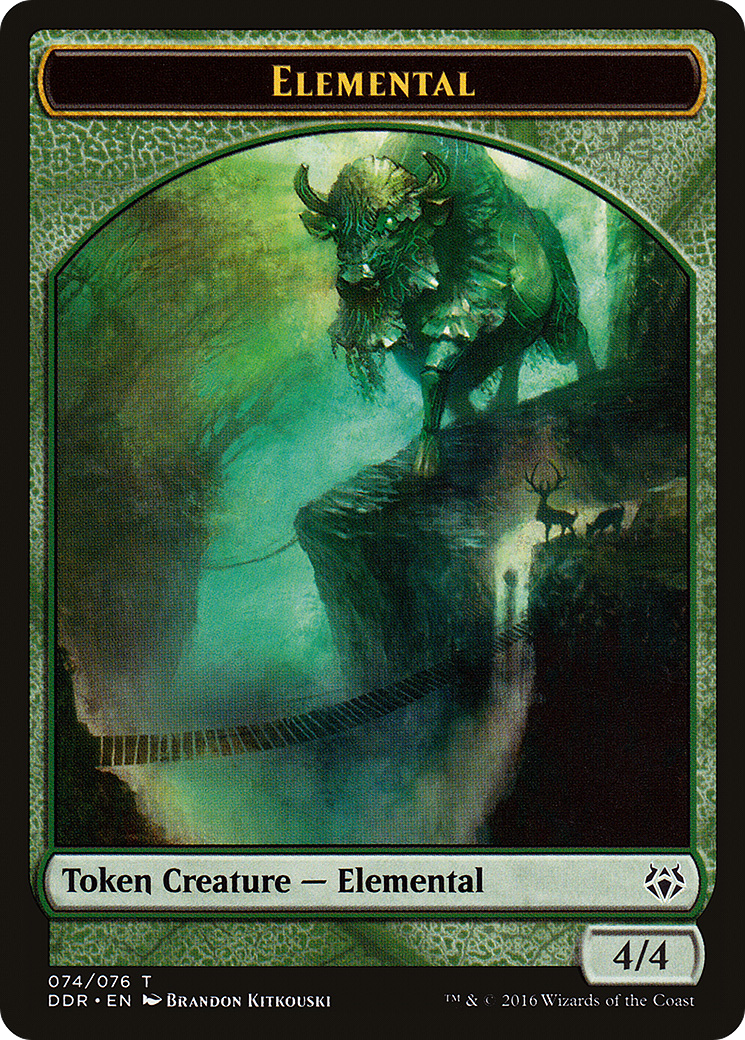 Elemental Token (DDR-074) [Misc] Duel Decks: Nissa vs. Ob Nixilis MTG Single Wizards of the Coast