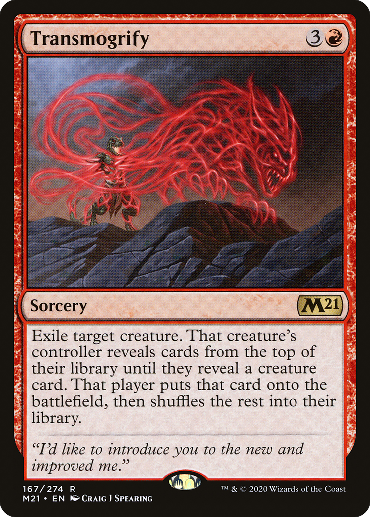 Transmogrify (M21-167) [Core Set 2021] MTG Single Wizards of the Coast