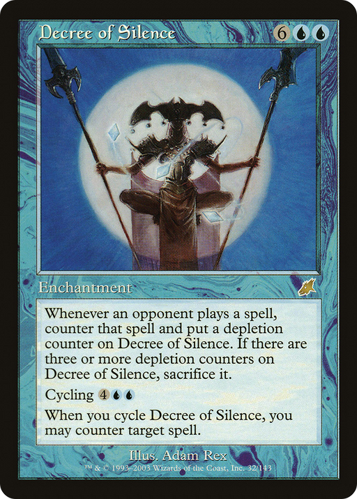 Decree of Silence (SCG-032) [Scourge] MTG Single Wizards of the Coast