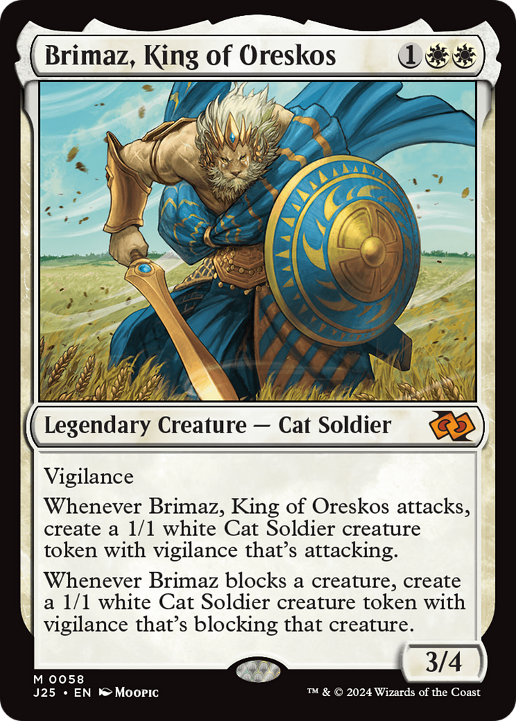 Brimaz, King of Oreskos (Anime) (J25-058) [Foundations Jumpstart] MTG Single Wizards of the Coast
