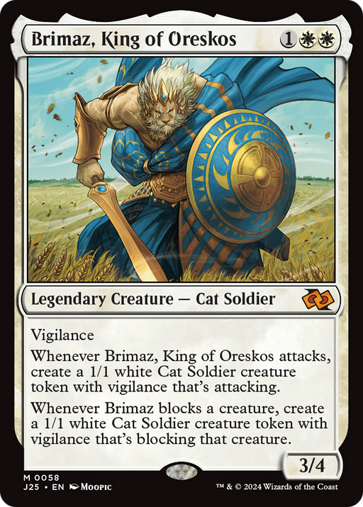 Brimaz, King of Oreskos (Anime) (J25-058) [Foundations Jumpstart] MTG Single Wizards of the Coast