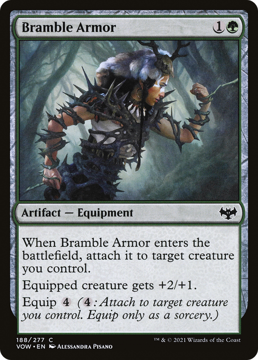Bramble Armor (VOW-188) [Innistrad: Crimson Vow] MTG Single Wizards of the Coast