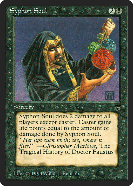 Syphon Soul (LEG-118) [Oldschool] Legends MTG Single Wizards of the Coast
