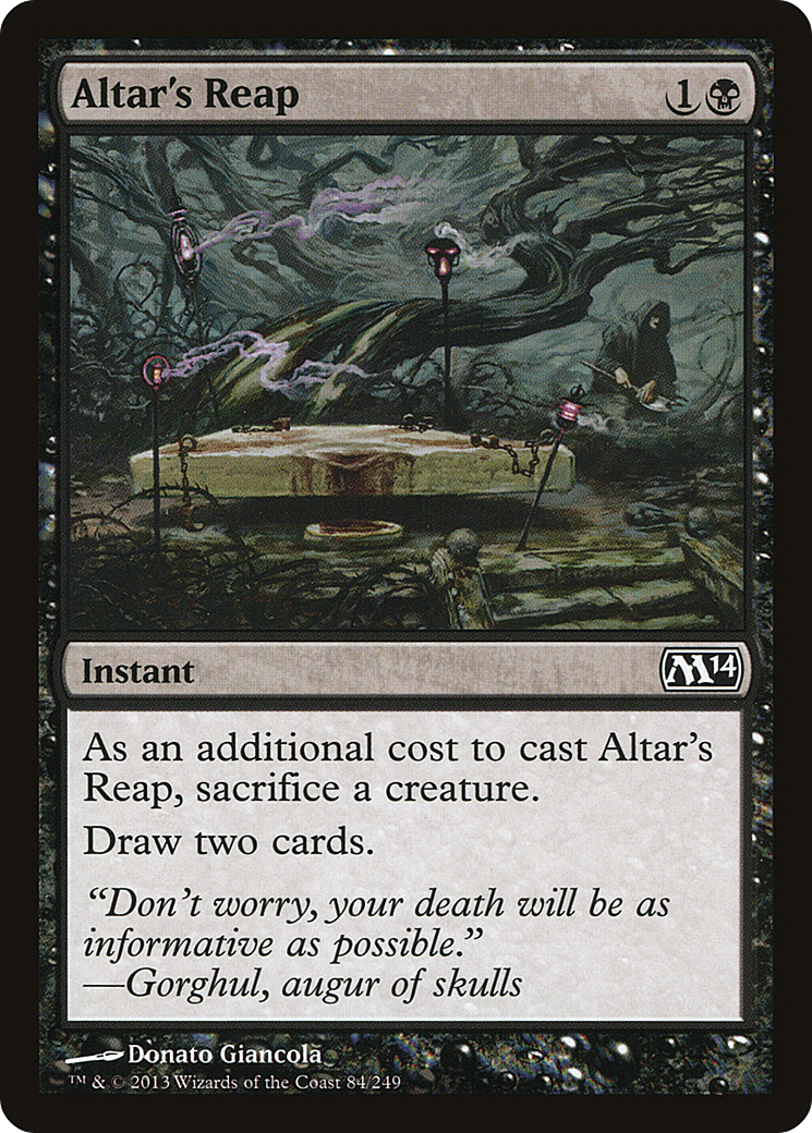 Altar's Reap (M14-084) [Magic 2014] Foil MTG Single Wizards of the Coast
