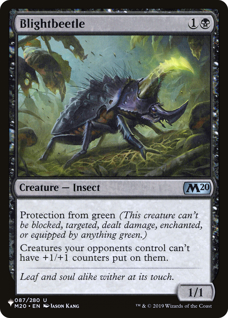 Blightbeetle (LIST-M20-87) [Mystery Booster] The List MTG Single Wizards of the Coast