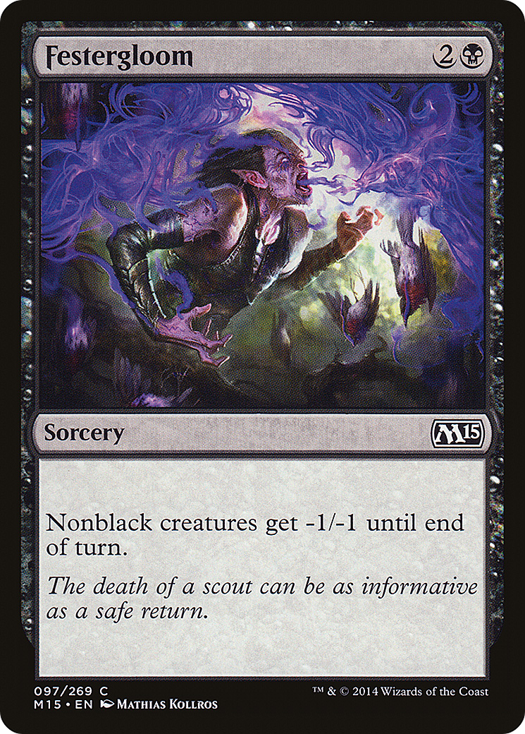 Festergloom (M15-097) [Magic 2015] Foil MTG Single Wizards of the Coast