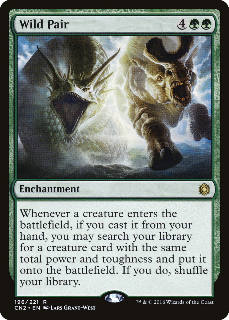Wild Pair (CN2-196) [Conspiracy: Take the Crown] MTG Single Wizards of the Coast