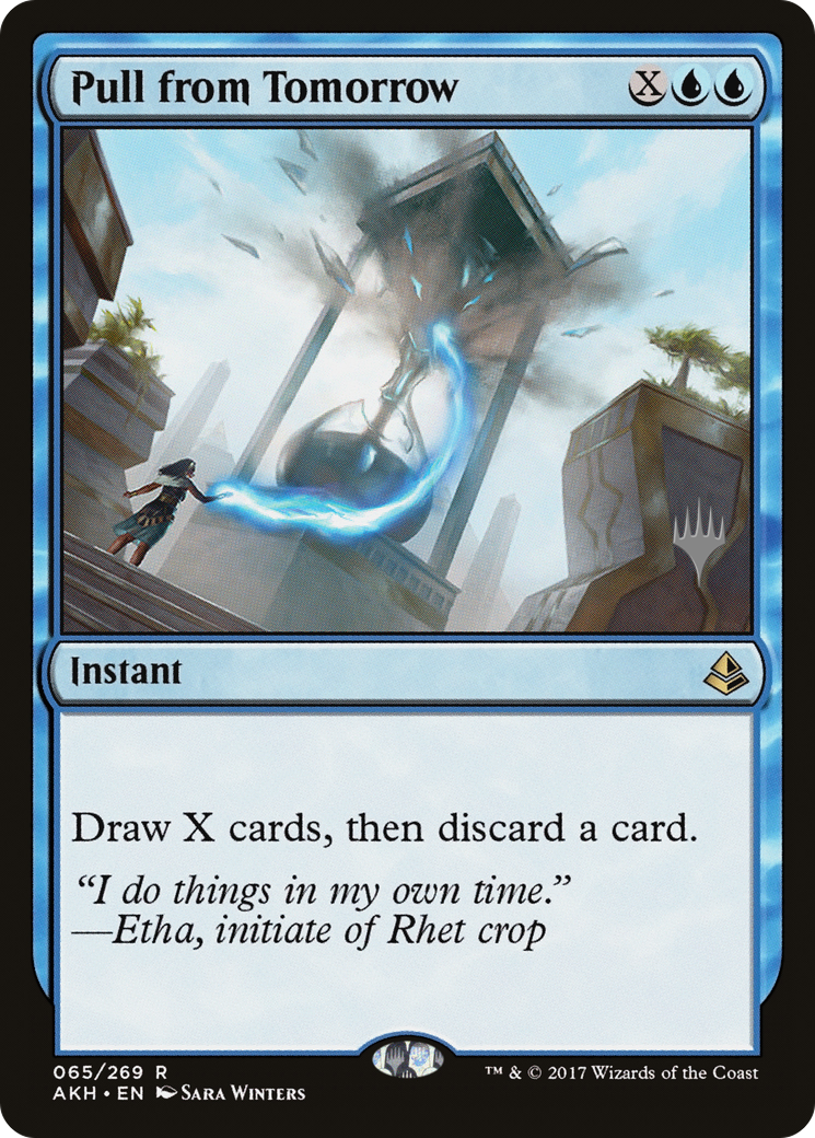 Pull from Tomorrow (Promo Pack) [Amonkhet Promos] MTG Single Magic: The Gathering