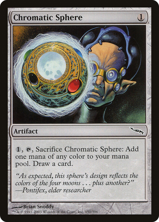 Chromatic Sphere (MRD-151) [Mirrodin] MTG Single Wizards of the Coast