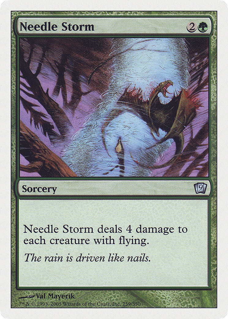 Needle Storm (9ED-259) [9th Edition] Foil MTG Single Wizards of the Coast