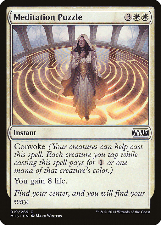 Meditation Puzzle (M15-019) [Magic 2015] MTG Single Wizards of the Coast
