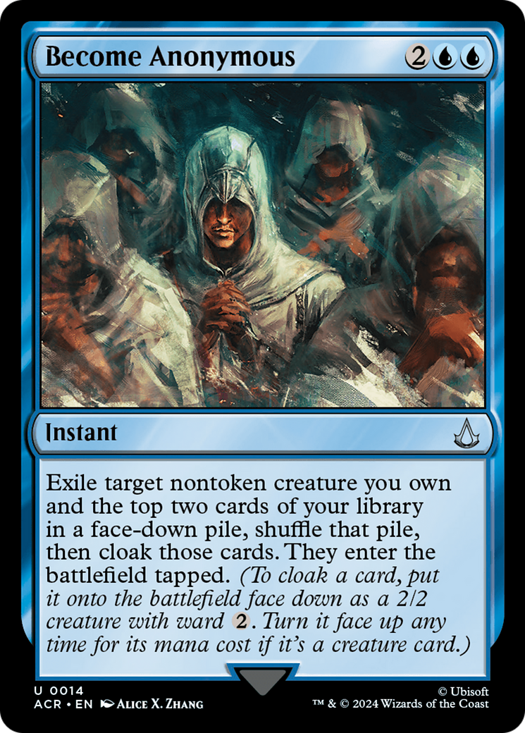 Become Anonymous (ACR-014) [Assassin's Creed] MTG Single Wizards of the Coast