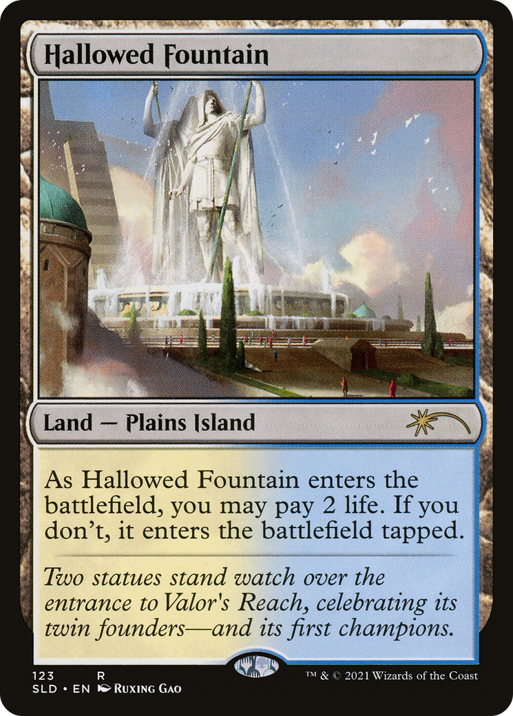 Hallowed Fountain (SLD-123) [Secret Lair] Drop MTG Single Wizards of the Coast