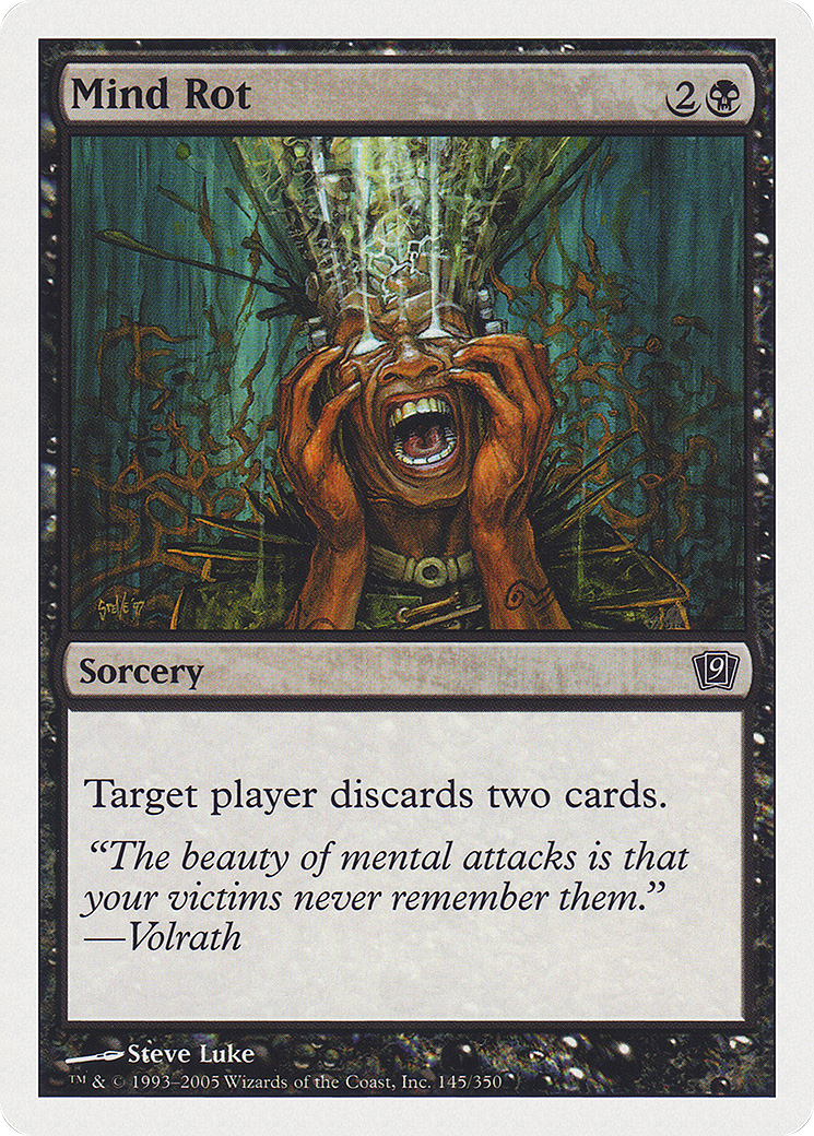 Mind Rot (9ED-145) [9th Edition] Foil MTG Single Wizards of the Coast
