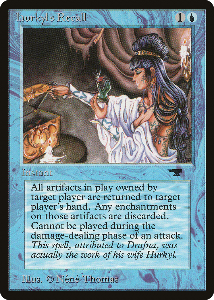 Hurkyl's Recall (ATQ-) [Oldschool] Antiquities MTG Single Wizards of the Coast