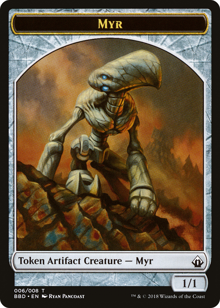 Myr Token (BBD-006) [Tokens] Battlebond Tokens MTG Single Wizards of the Coast