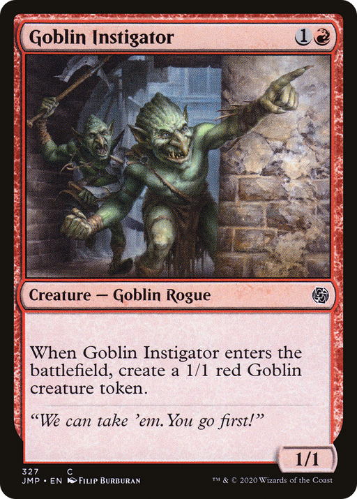 Goblin Instigator (JMP-327) [Jumpstart] MTG Single Wizards of the Coast