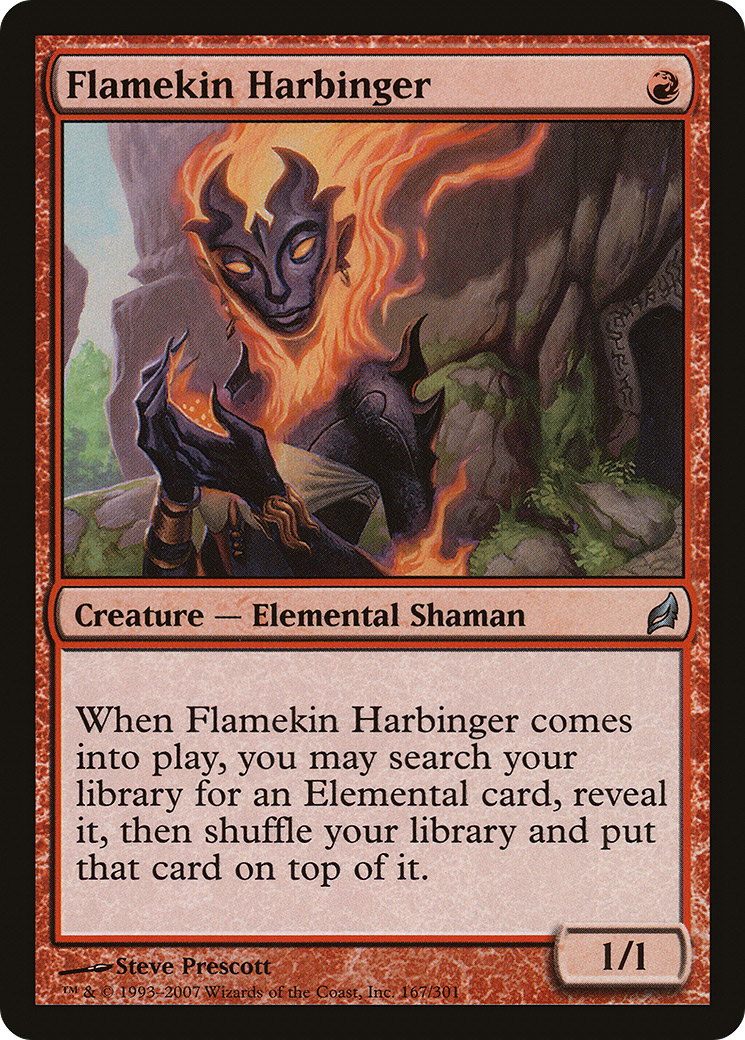 Flamekin Harbinger (LRW-167) [Lorwyn] MTG Single Wizards of the Coast
